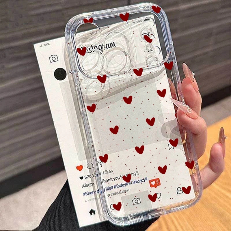 Xiaomi Redmi Note 14 - Coque de téléphone transparente avec motif